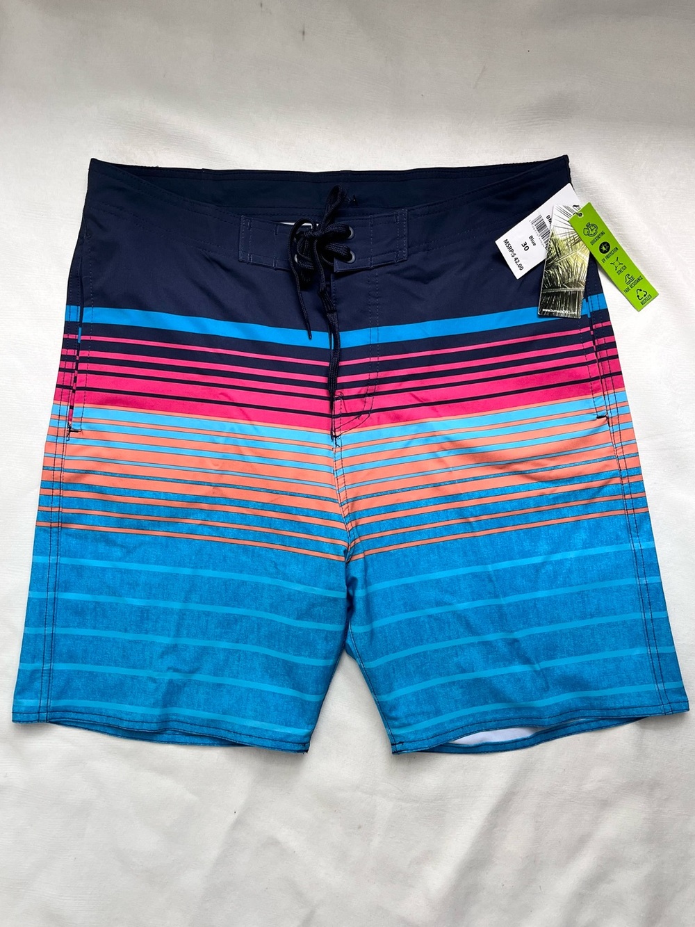 Burnside Men’s Quick Dry Performance stretch surf board shorts 30 NWT